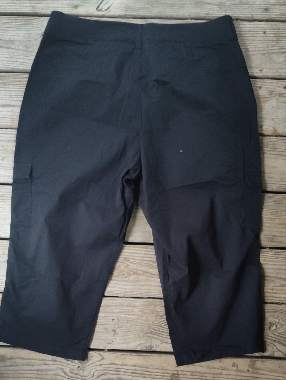Womens Lee Black Cargo Capri Pants Never Worn - Picture 5 of 8